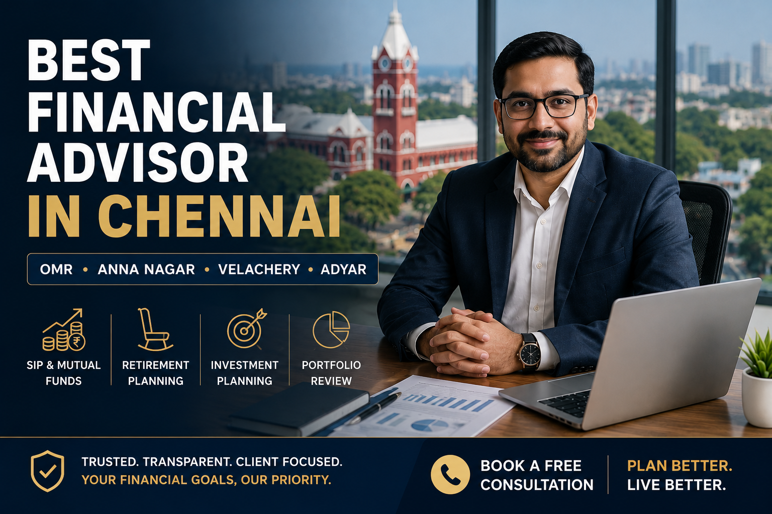 Best financial advisor in Chennai serving OMR, Anna Nagar, Velachery, and Adyar