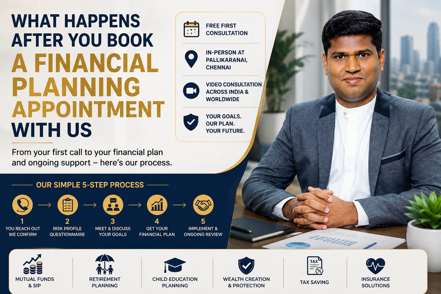 Financial planning appointment process with an advisor in Chennai
