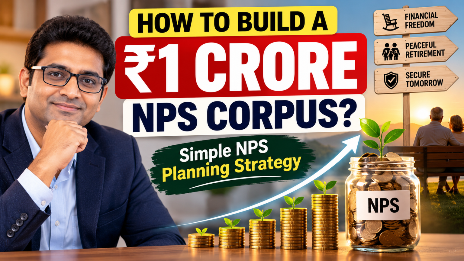 How to build a ₹1 Crore NPS corpus through disciplined long-term contributions and retirement planning.